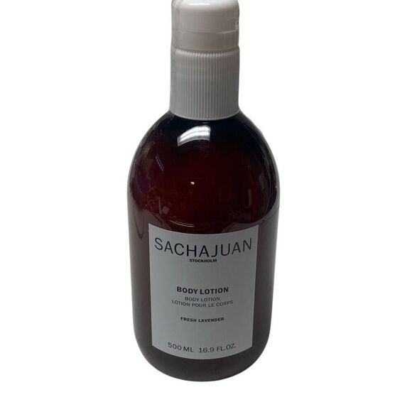 Sachajuan Body Lotion 500ml 16.9oz Fresh Lavender DAMAGED TOP - Picture 1 of 1